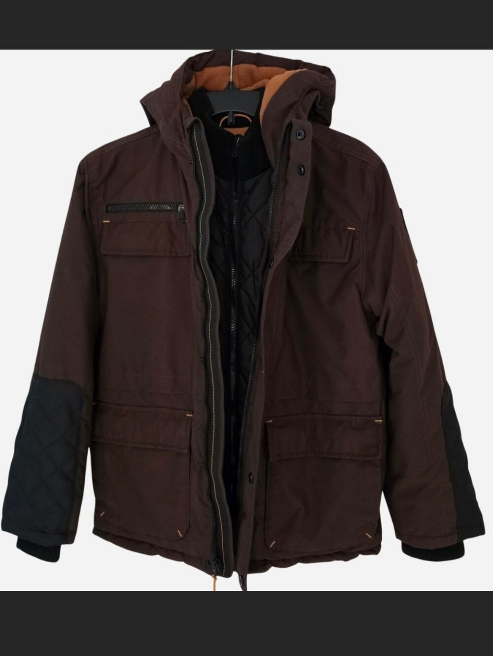 High Quality Durable Performance Hooded Insulated Winter Coat w/ 7 Pockets